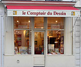 photo de la facade du Comptoir du dessin